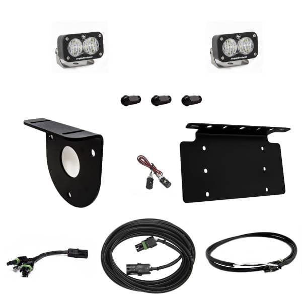 Baja Designs 2021+ Ford Bronco Dual S2 Sport W/C Reverse Kit w/Lic Plate w/Upfitter