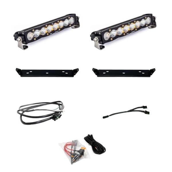 Baja Designs 2021+ Ford Raptor S8 Behind Grill Kit -10in. Clear D/C
