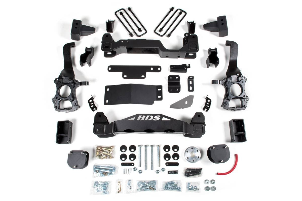 4 Inch Lift Kit | Ford F150 Raptor (2017-2018) 4WD | 5 Inch Rear Block Kit | BDS Suspension