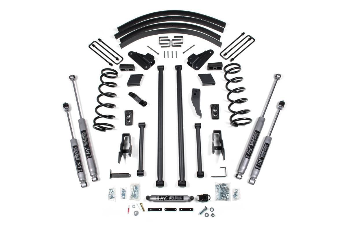 5 Inch Long Arm Lift Kit | Dodge Ram 2500/3500 (2000-2002) 4WD | Block Kit Without Factory Overload | FOX 2.0 Performance Series | BDS Suspension