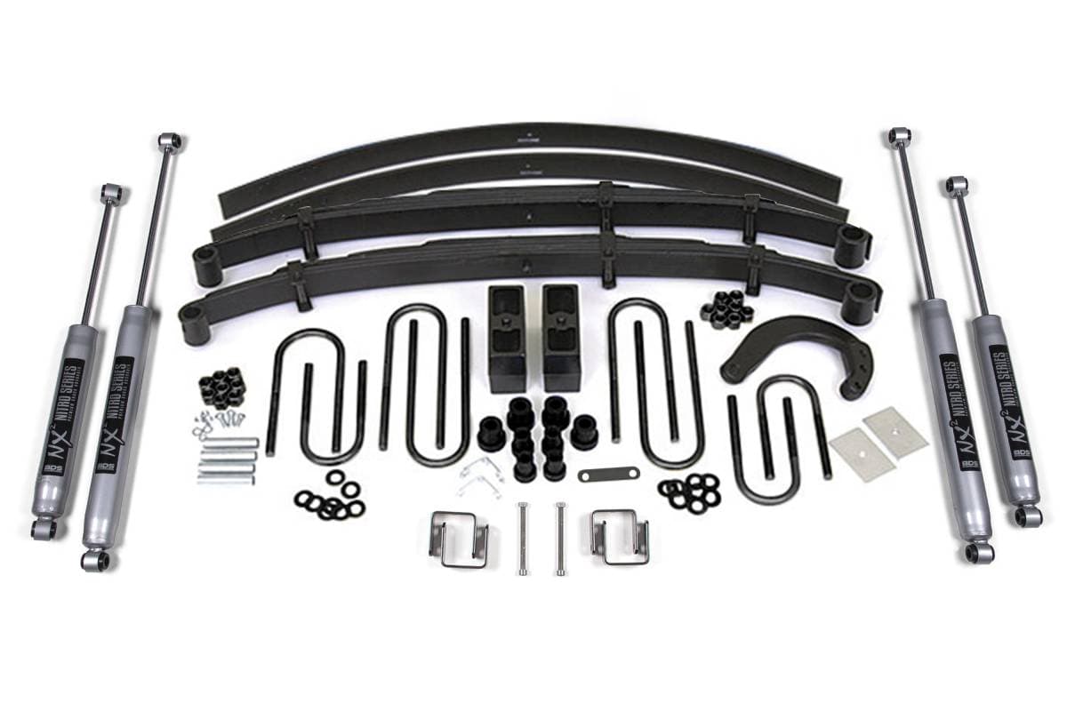 6 Inch Lift Kit | Chevy/GMC K5 Blazer & Suburban (1988-1991) 4WD | 4 Inch Block Kit w/ Add-A-Leaf | FOX 2.0 Performance Series | BDS Suspension