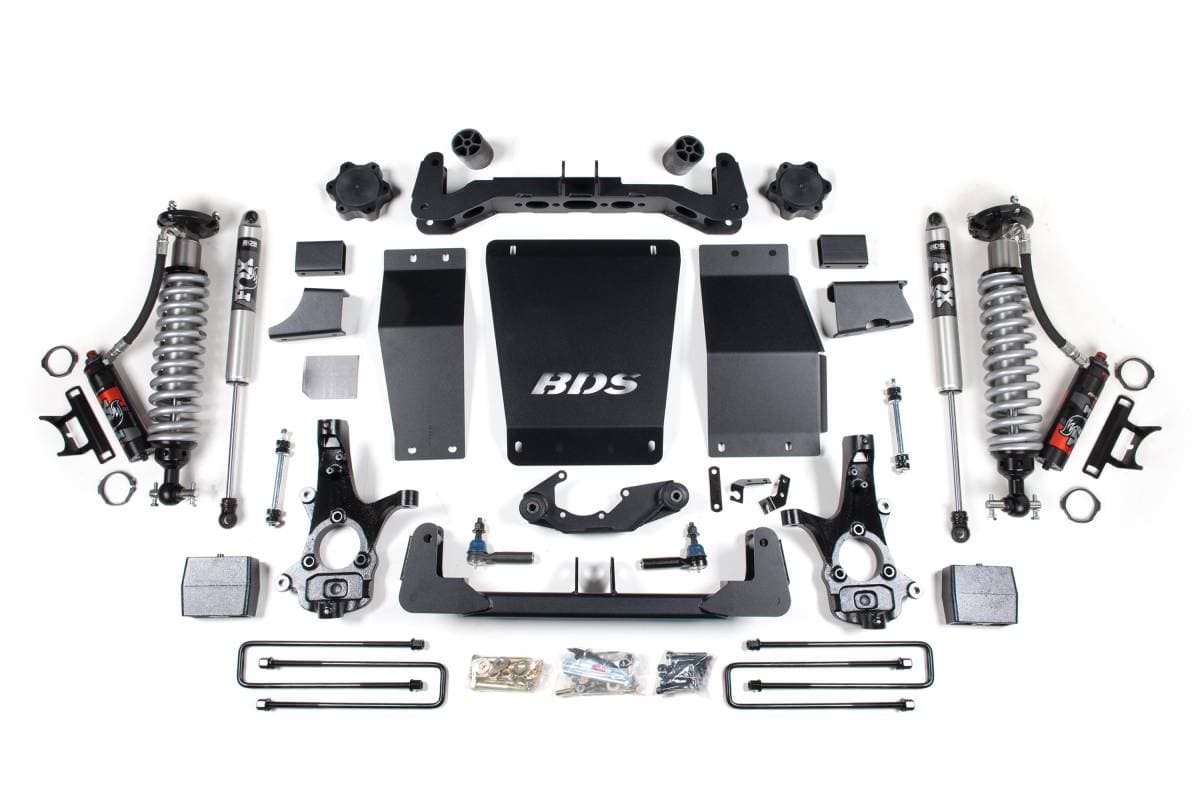 6 Inch Lift Kit | Block Kit | FOX 2.0 Performance Series | Cast Steel Control Arms | Chevy Silverado / GMC Sierra 1500 (2014-2018) 4WD | BDS Suspension